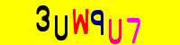 Blue Captcha Image