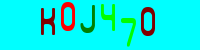 Blue Captcha Image