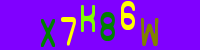 Blue Captcha Image