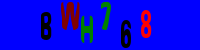 Blue Captcha Image