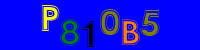 Blue Captcha Image