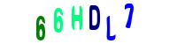 Blue Captcha Image