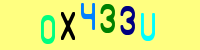 Blue Captcha Image