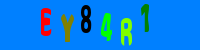 Blue Captcha Image