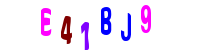 Blue Captcha Image