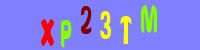 Blue Captcha Image