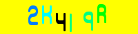 Blue Captcha Image