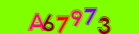 Blue Captcha Image