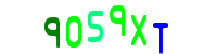 Blue Captcha Image
