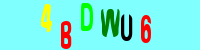Blue Captcha Image
