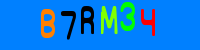 Blue Captcha Image
