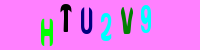 Blue Captcha Image