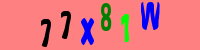Blue Captcha Image