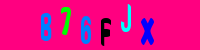 Blue Captcha Image