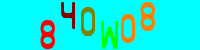 Blue Captcha Image