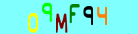Blue Captcha Image