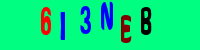 Blue Captcha Image