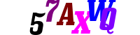 Blue Captcha Image