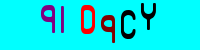 Blue Captcha Image
