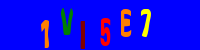 Blue Captcha Image