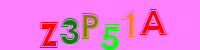 Blue Captcha Image