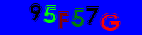 Blue Captcha Image