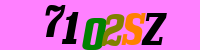 Blue Captcha Image