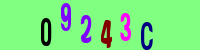 Blue Captcha Image