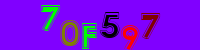 Blue Captcha Image