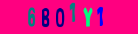 Blue Captcha Image