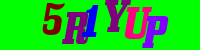 Blue Captcha Image