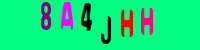 Blue Captcha Image