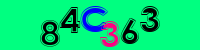 Blue Captcha Image