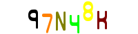 Blue Captcha Image