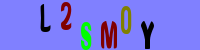 Blue Captcha Image