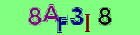 Blue Captcha Image