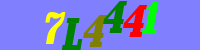 Blue Captcha Image