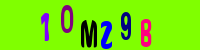 Blue Captcha Image
