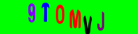 Blue Captcha Image