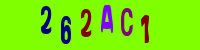 Blue Captcha Image