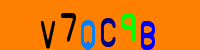 Blue Captcha Image