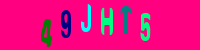 Blue Captcha Image