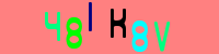 Blue Captcha Image