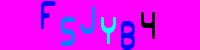 Blue Captcha Image