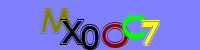 Blue Captcha Image