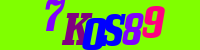Blue Captcha Image