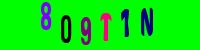 Blue Captcha Image