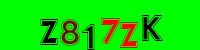 Blue Captcha Image