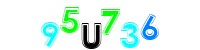 Blue Captcha Image