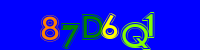 Blue Captcha Image